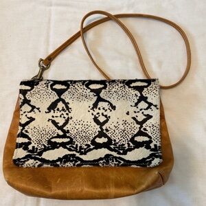 Ceri Hoover Hadley Crossbody ~ Animal Hair Distressed Leather Boho Western